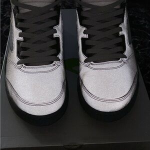 Jordan Reflective Sneakers with Black Details